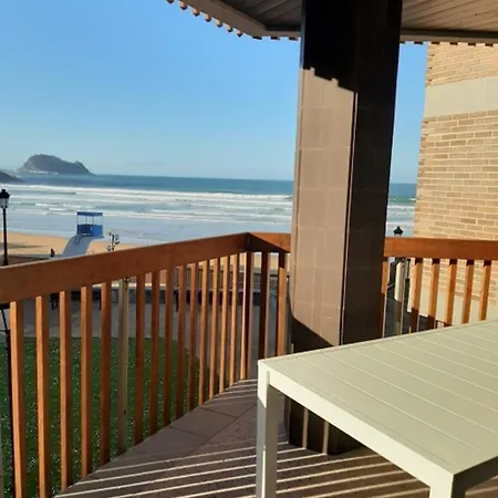 Egona-Mus9 Espectacular 1ª Linea Playa-Piscina Apartment Zarautz Exterior photo